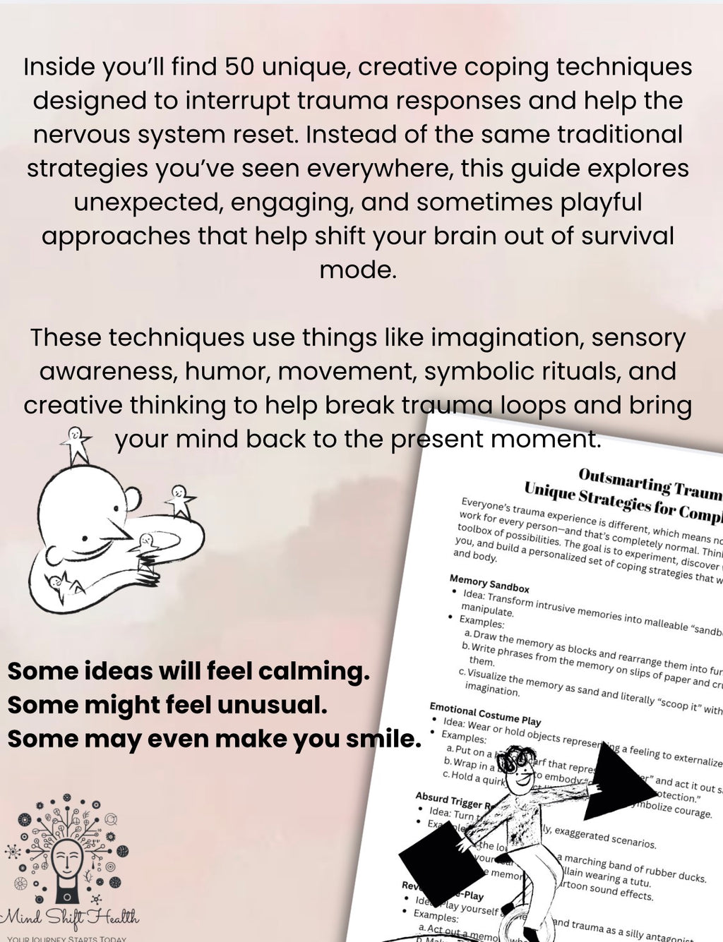 Complex PTSD Coping Skills Toolkit: Creative Trauma Techniques (PDF) Outsmarting Trauma Shifts