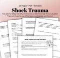 Shock Trauma Processing Worksheet: Therapist Resource (PDF)