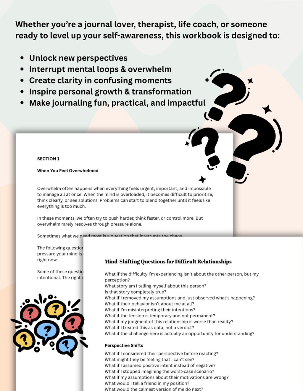 Shift Everything Questions  500+ Journaling Prompts (Digital Download)