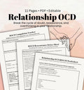 Relationship OCD (ROCD) Worksheets Bundle PDF CBT, ERP & ACT Tools for Relationship Anxiety, Intrusive Thoughts & Reassurance Seeking