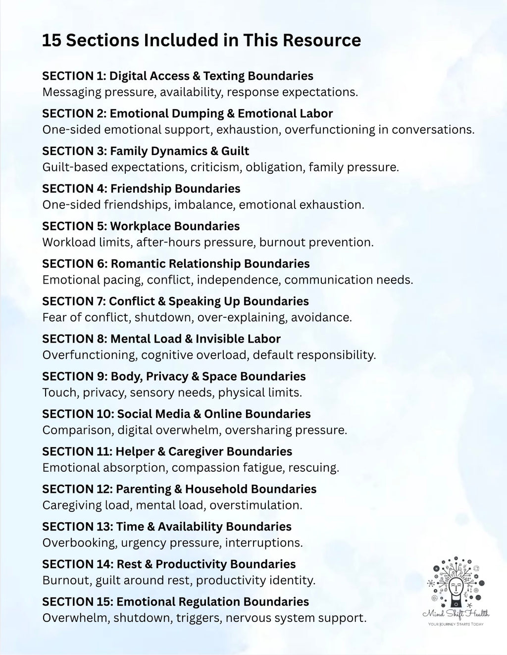 Micro Boundaries Pack: Emotional Safety, Nervous System Regulation & Communication Guide