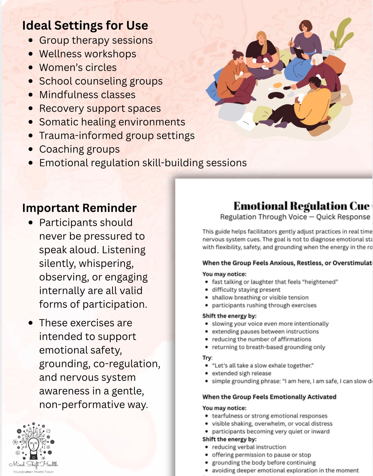 Group Affirmation Scripts for Therapists Regulation Through Voice Toolkit