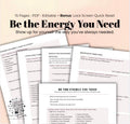 Be The Energy You Need Self Love & Inner Voice Worksheet