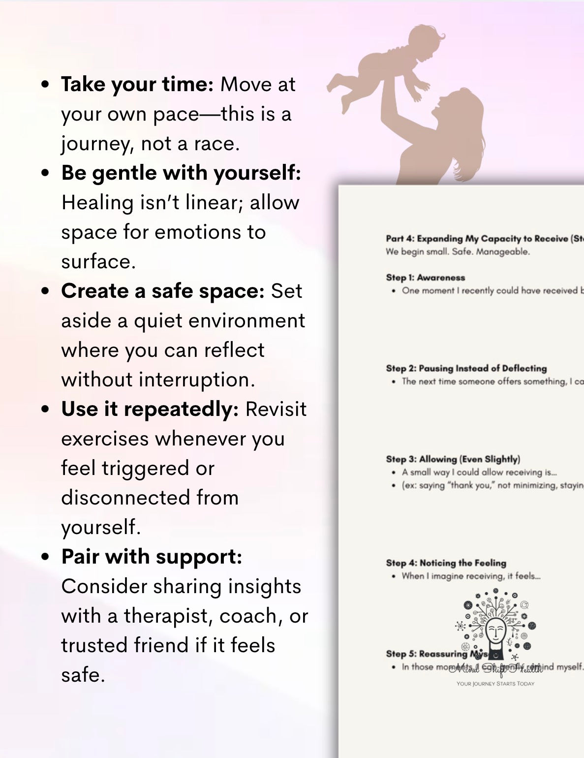 Re-Mothering Yourself A Deep Healing Workbook for Emotional Neglect, Attachment Wounds Learning to Stay