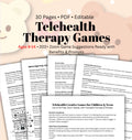 Telehealth Therapy Games for Kids & Teens (Ages 9–14) 200+ Creative, Engaging, and Therapeutic Activities for Zoom Counseling Sessions