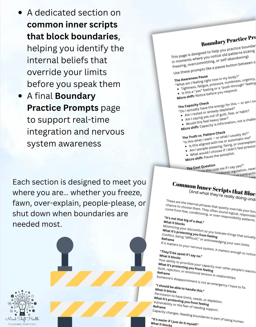 Micro Boundaries Pack: Emotional Safety, Nervous System Regulation & Communication Guide
