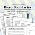 Micro Boundaries Pack: Emotional Safety, Nervous System Regulation & Communication Guide