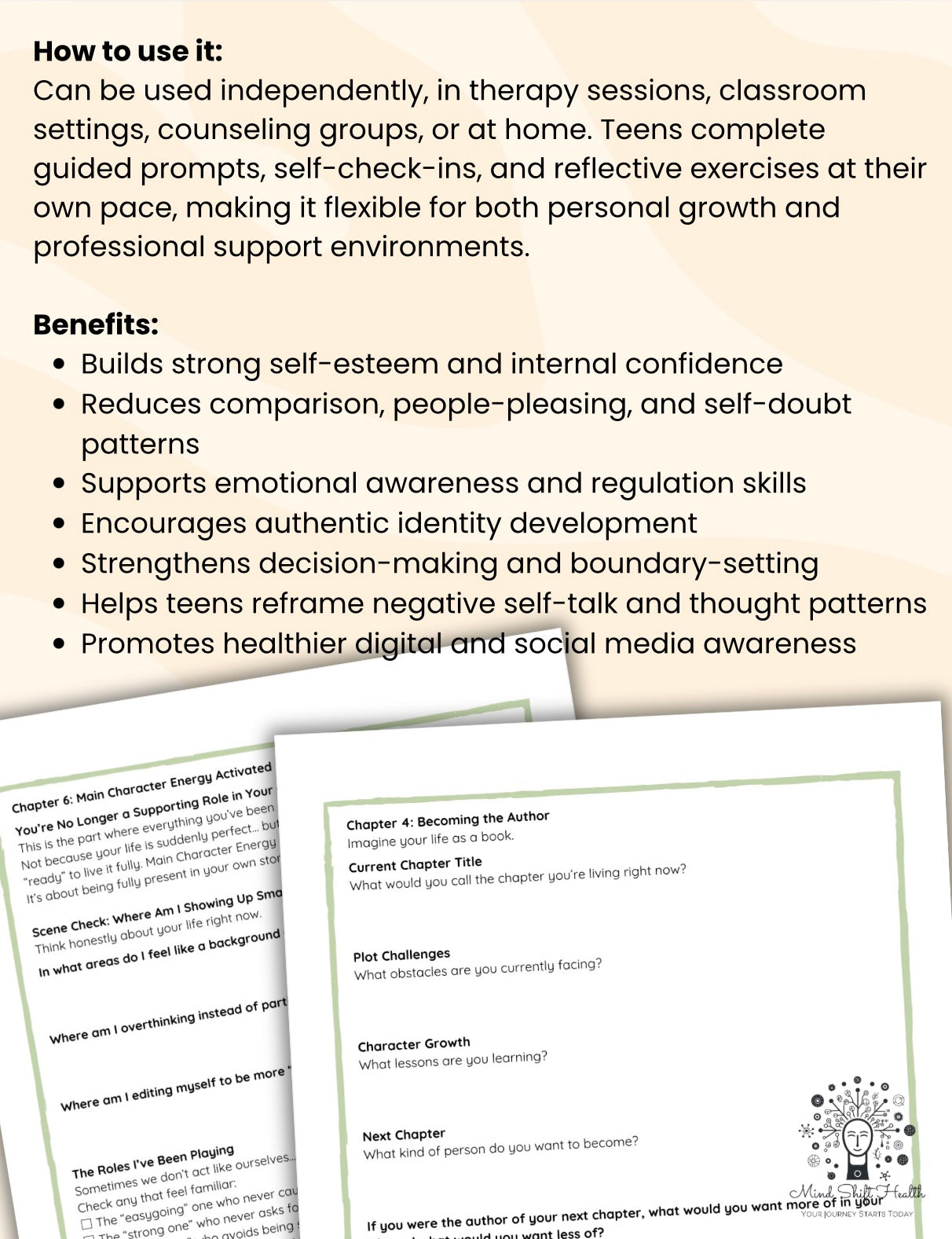 Main Character Energy: A Teen Workbook for Confidence, Identity & Self-Worth