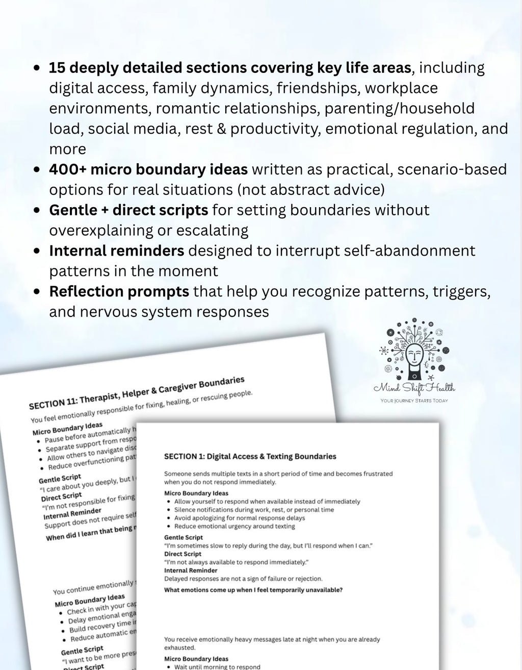 Micro Boundaries Pack: Emotional Safety, Nervous System Regulation & Communication Guide