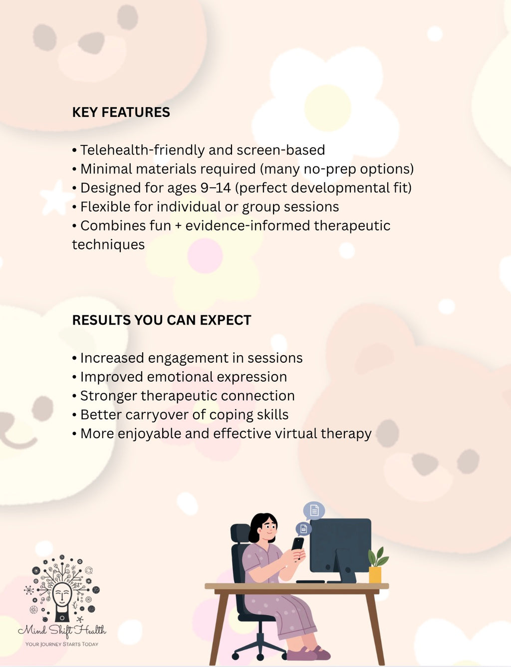 Telehealth Therapy Games for Kids & Teens (Ages 9–14) 200+ Creative, Engaging, and Therapeutic Activities for Zoom Counseling Sessions