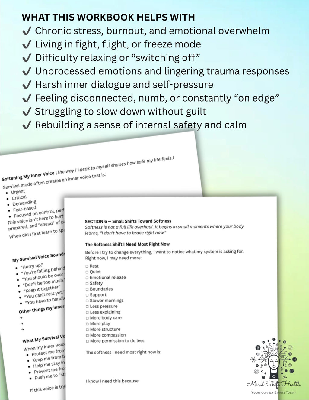 My Soft Life: Survival Mode Healing & Nervous System Regulation Workbook