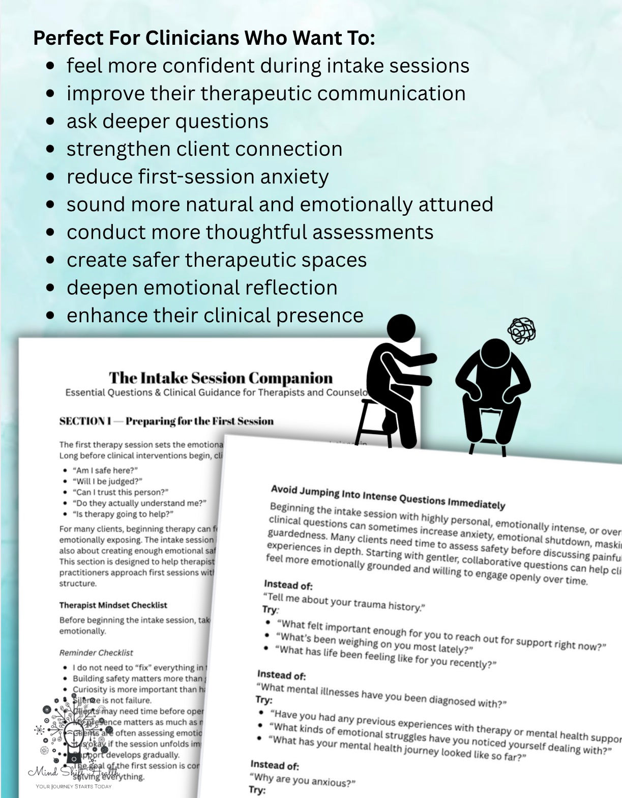 The Intake Session Companion Intake Questions & First Therapy Session Guide for Therapists