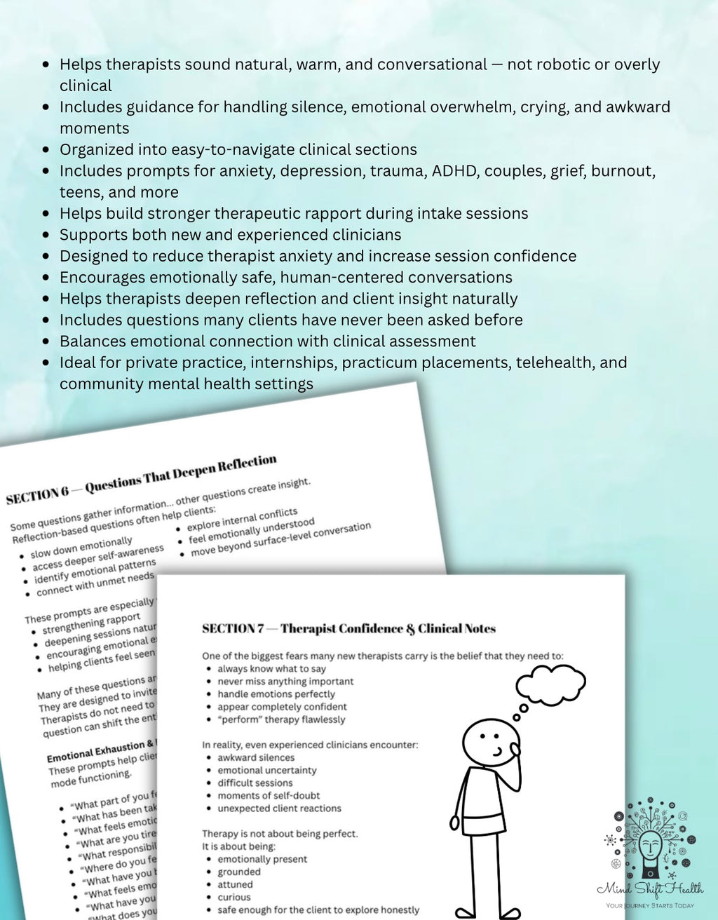 The Intake Session Companion Intake Questions & First Therapy Session Guide for Therapists