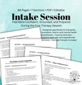 The Intake Session Companion Intake Questions & First Therapy Session Guide for Therapists