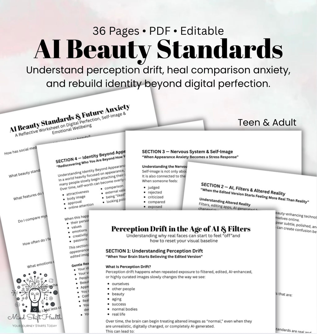 Perception Drift Workbook AI Beauty Standards, Self-Image & Social Media Comparison Appearance Insecurities