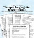 Delivering Difficult Feedback in Therapy
1000+ Clinical Phrases Across 25 Categories