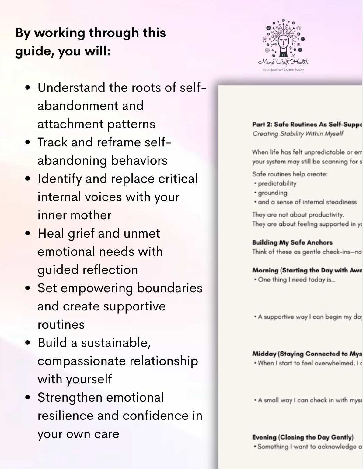 Re-Mothering Yourself A Deep Healing Workbook for Emotional Neglect, Attachment Wounds Learning to Stay
