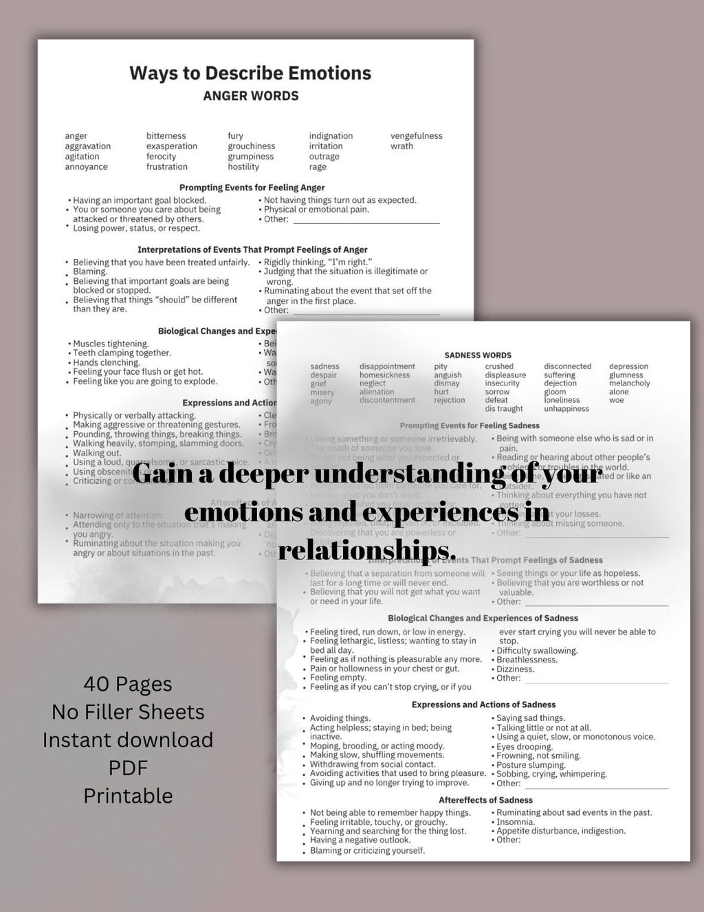 Emotional Manipulation Workbook: Toxic Relationships, Boundaries (Therapy Resources)