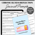 Chronic Illness Journal Prompts, Spoonie Reflection Tool (PDF Download)