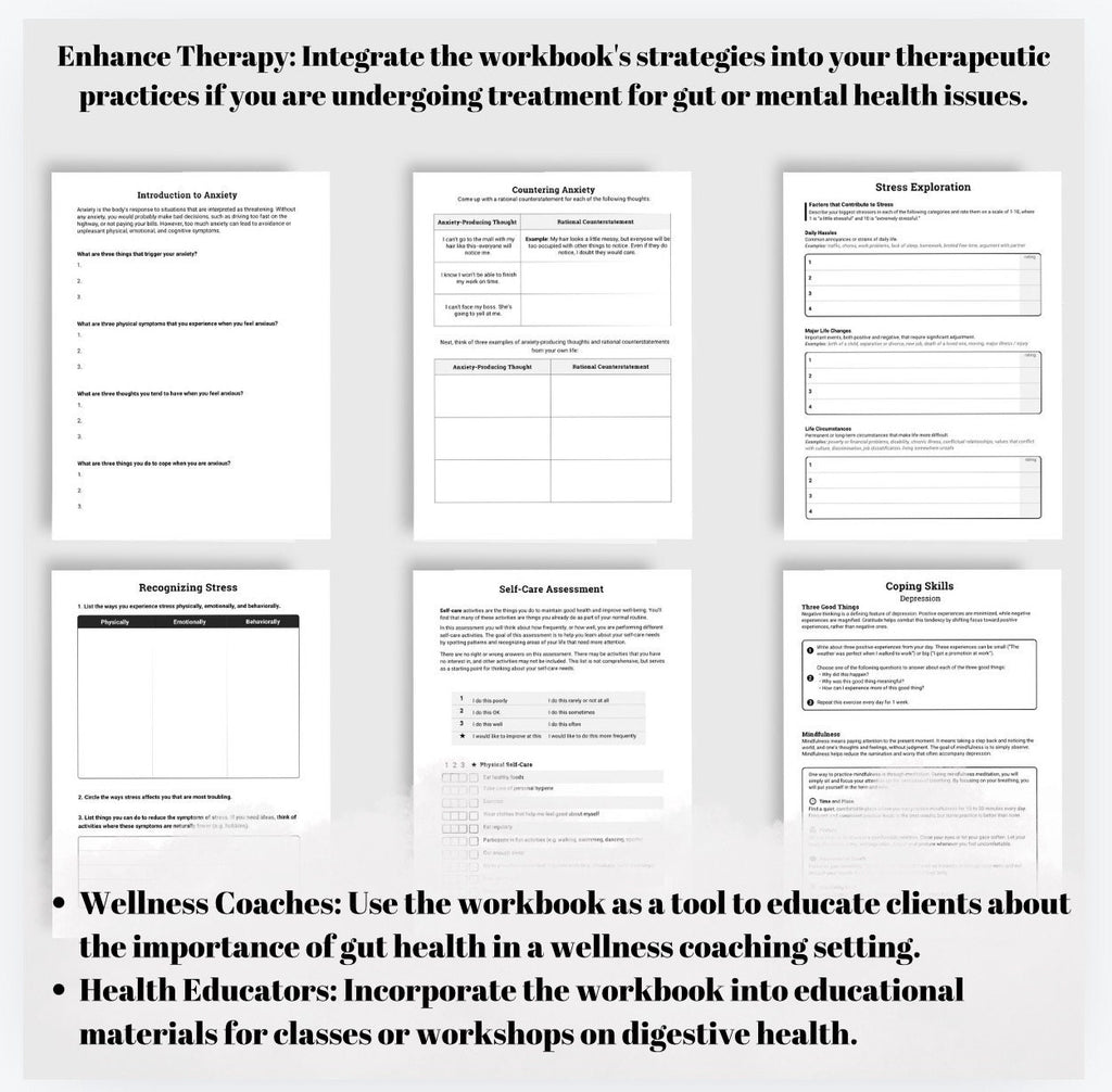 Gut Health Workbook | Mind-Body Connection (Digital Download)