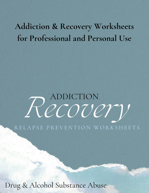 Addiction Recovery Workbook | Guided Self-Reflection & Healing Exercises | Long-Term Recovery Planner | Digital Printable