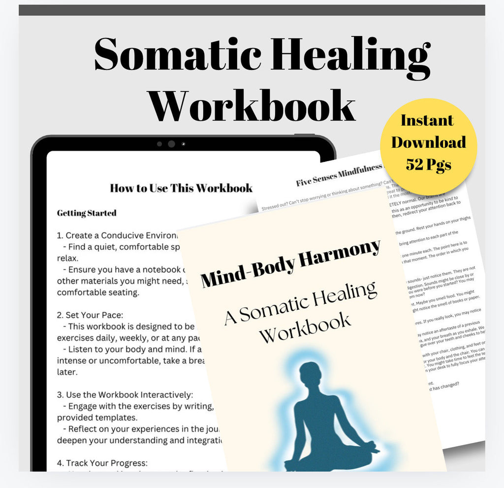 Somatic Therapy IFS Workbook: Self-Understanding & Coping Skills (Digital Download)