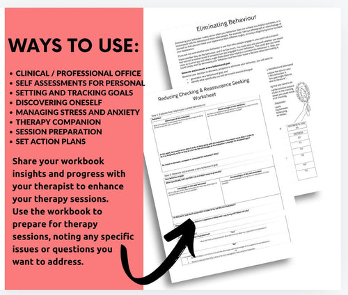 Body Dysmorphia Workbook & Worksheets, Positive Body Image (PDF)
