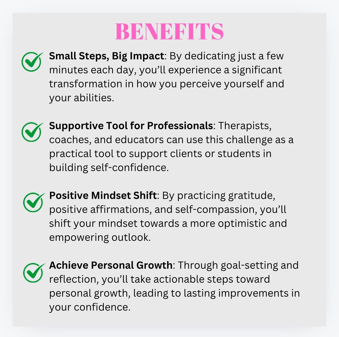 Self-Confidence Challenge: 30-Day Printable Growth Tool (Digital Download)