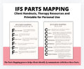 IFS Parts Mapping Handout: Therapy Resource (PDF/PNG)