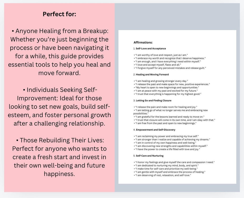 Healing from Breakup Understanding Heartbreak Post Breakup Divorce Relationship Resource