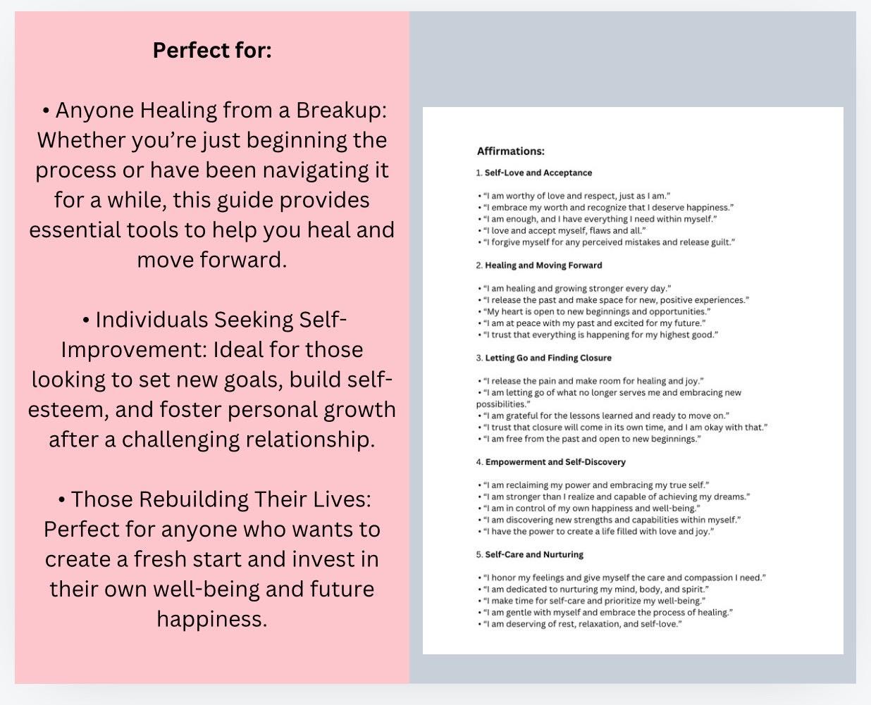 Healing from Breakup Understanding Heartbreak Post Breakup Divorce Relationship Resource