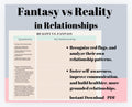 Relationship Fantasy vs Reality Worksheet (PDF)