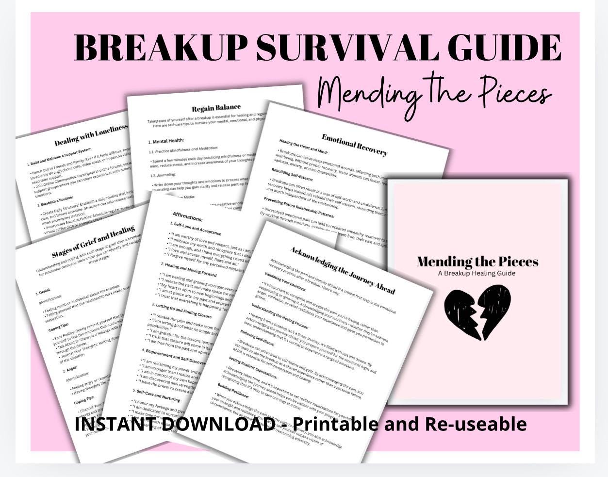 Healing from Breakup Understanding Heartbreak Post Breakup Divorce Relationship Resource