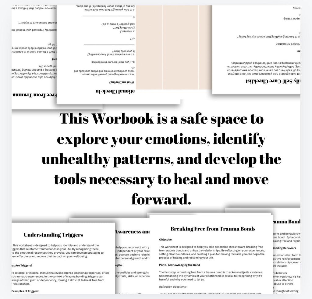 Trauma Bonding Understanding and Overcoming Trauma Bond Recovery Workbook
