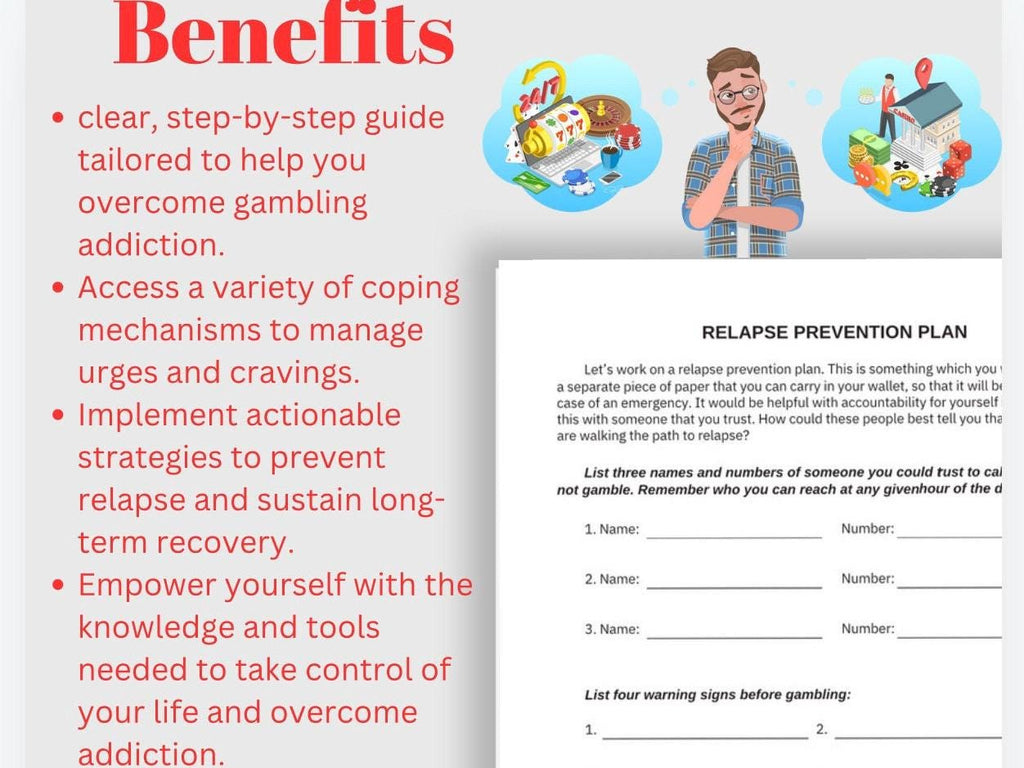 Gambling Addiction Recovery Workbook: Relapse Prevention (PDF)