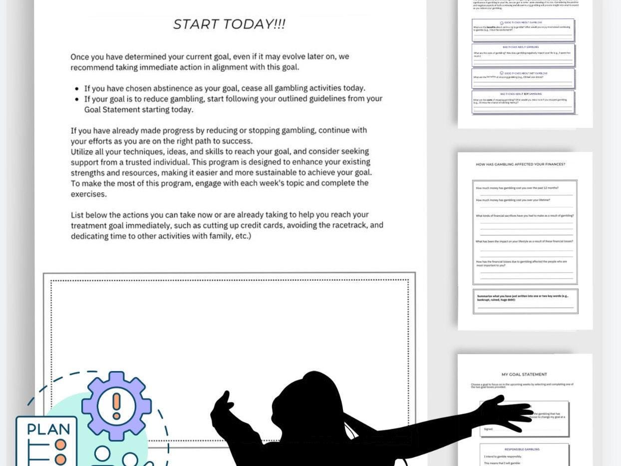 Gambling Addiction Recovery Workbook: Relapse Prevention (PDF)