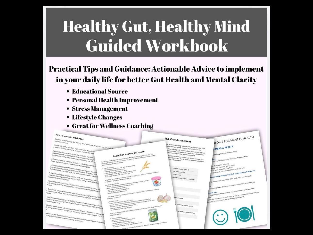 Gut Health Workbook | Mind-Body Connection (Digital Download)