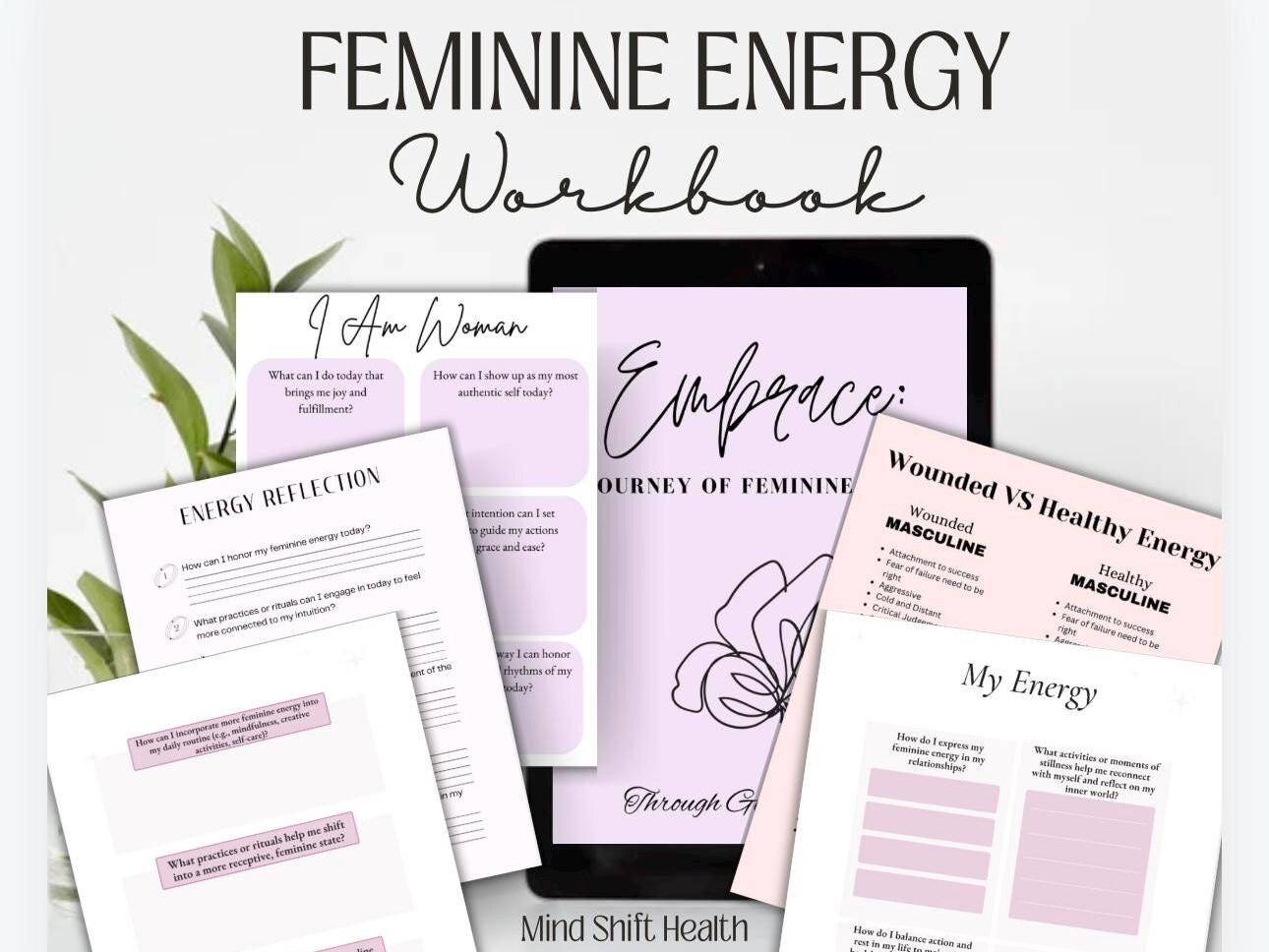 Feminine Energy Healing Workbook (Digital Download)