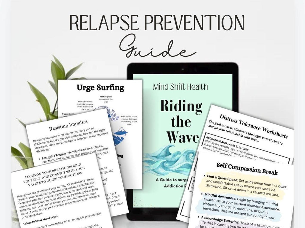 Urge Surfing Worksheets | Relapse Prevention Guide (PDF)