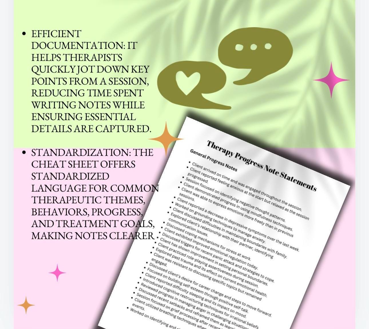 Therapy Cheat Sheets Bundle | Session Scripts, CBT Exercises (PDF)