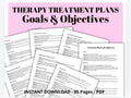 Therapy Goal Setting: Treatment Plans & Objectives (85 Pages) (PDF)