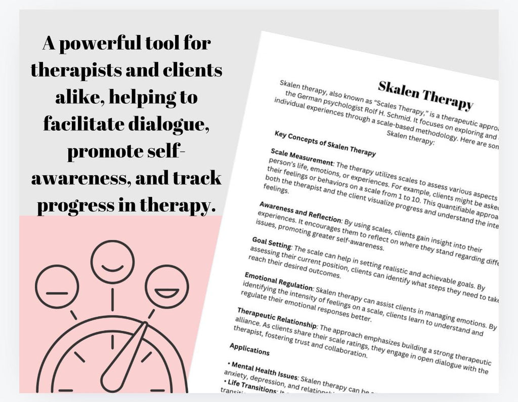 Therapy Scaling Questions: Solution-Focused Prompts (Digital Download)