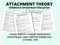 Child Attachment Disruption Guide Therapy, Healing (PDF Download)