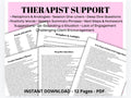 Therapist Support Cheat Sheets Increase Engagement Challenging Client Dynamics Improve Communication