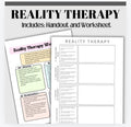 Reality Therapy Worksheet: WDEP Self-Reflection Tool (Digital Download)
