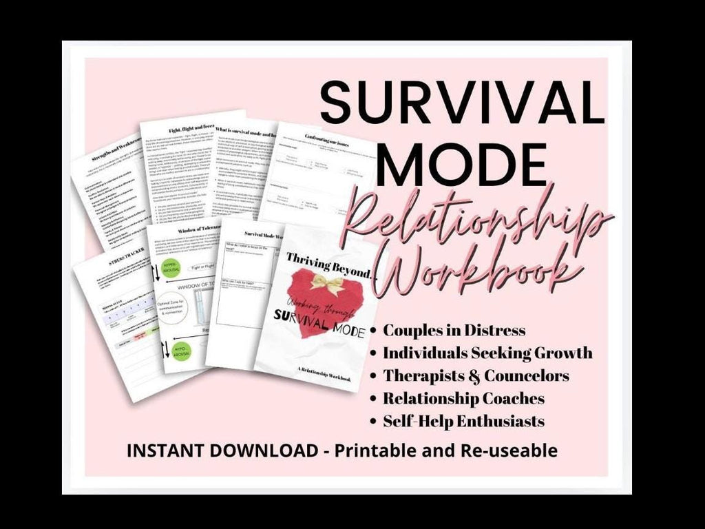 Relationship Survival Mode Workbook  Coping, Boundaries & Healing Emotional Regulation Relationship Burnout