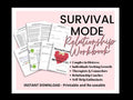 Relationship Survival Mode Workbook  Coping, Boundaries & Healing Emotional Regulation Relationship Burnout
