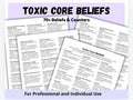 Toxic Core Beliefs, 70+ Beliefs & Counters (PDF)