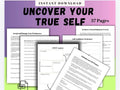 Self Discovery Workbook, Personal Growth Roadmap (PDF Pattern)