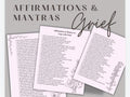 Managing Grief and Loss Affirmations for Coping with Loss through Grieving